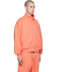 Pull à fermeture éclair orange Essentials