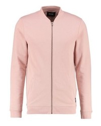 Pull à fermeture éclair rose ONLY & SONS