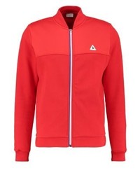 Pull à fermeture éclair rouge Le Coq Sportif
