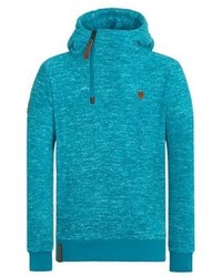 Pull à fermeture éclair turquoise Naketano