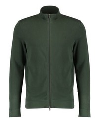 Pull à fermeture éclair vert foncé Marc O'Polo