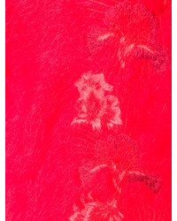 Pull à fleurs rouge Givenchy
