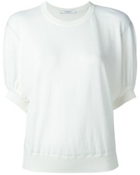 Pull à manches courtes blanc Givenchy
