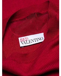 Pull à manches courtes rouge RED Valentino