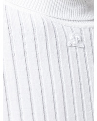 Pull blanc Courreges