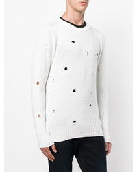 Pull blanc Dondup