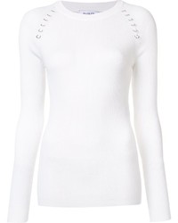 Pull blanc Thierry Mugler