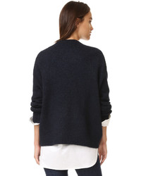 Pull bleu marine Vince