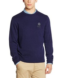 Pull bleu marine Franklin & Marshall