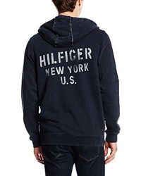 Pull bleu marine Hilfiger Denim