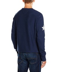 Pull bleu marine Hilfiger Denim