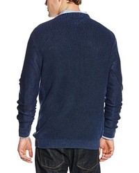 Pull bleu marine Hilfiger Denim