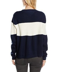 Pull bleu marine Hilfiger Denim