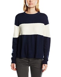 Pull bleu marine Hilfiger Denim