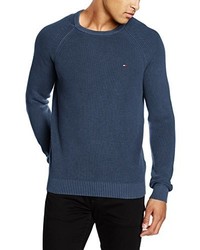 Pull bleu marine Hilfiger Denim