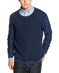 Pull bleu marine Hilfiger Denim