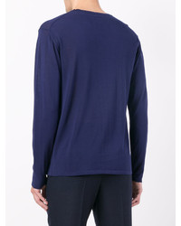 Pull bleu marine Hardy Amies