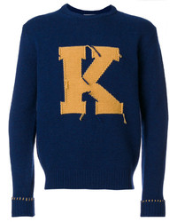 Pull bleu marine MAISON KITSUNÉ