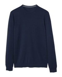 Pull bleu marine Mango
