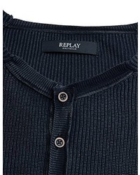 Pull bleu marine Replay