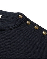 Pull bleu marine Saint Laurent