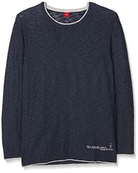 Pull bleu marine S.Oliver Big Size