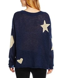 Pull bleu marine Wildfox