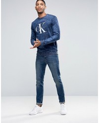 Pull bleu Calvin Klein Jeans