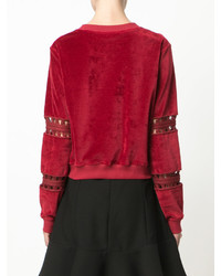 Pull brodé rouge See by Chloe