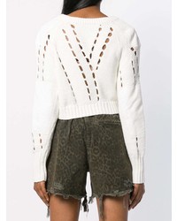 Pull court blanc T by Alexander Wang