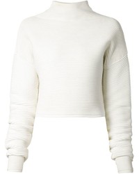 Pull court blanc Dion Lee