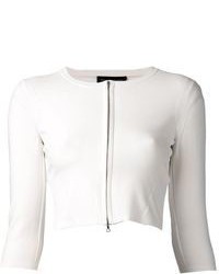 Pull court blanc Narciso Rodriguez