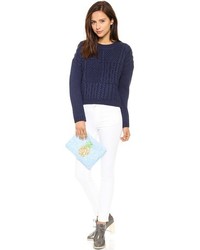 Pull court bleu marine J.o.a.