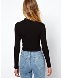 Pull court noir Asos