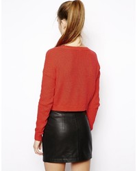 Pull court rouge Asos