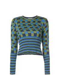 Pull écossais multicolore