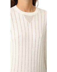 Pull en cachemire blanc A.P.C.