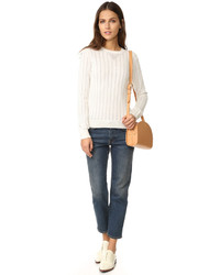 Pull en cachemire blanc A.P.C.