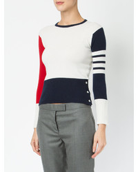 Pull en cachemire blanc Thom Browne