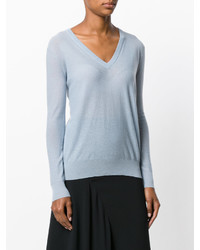 Pull en cachemire bleu clair Joseph