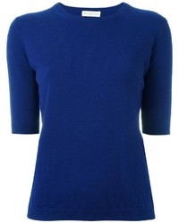 Pull en cachemire bleu marine Ballantyne