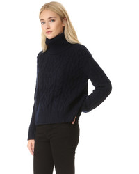 Pull en cachemire bleu marine Nili Lotan