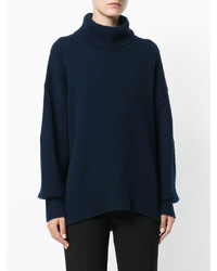 Pull en cachemire bleu marine Joseph