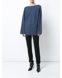 Pull en cachemire bleu Derek Lam