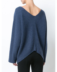 Pull en cachemire bleu Derek Lam