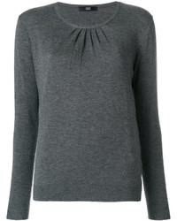 Pull en cachemire gris foncé Steffen Schraut