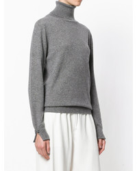 Pull en cachemire gris Agnona