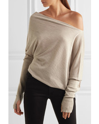 Pull en cachemire marron clair Tom Ford