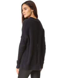 Pull en cachemire noir 360 Sweater