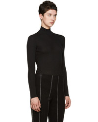 Pull en cachemire noir Calvin Klein Collection
